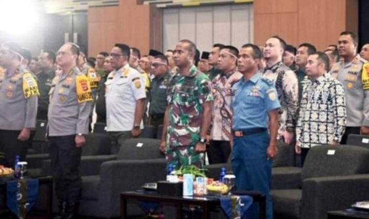 Plt Bupati Lampung Selatan Hadiri Apel 3 Pilar Kamtibmas Menuju Pilkada 2024