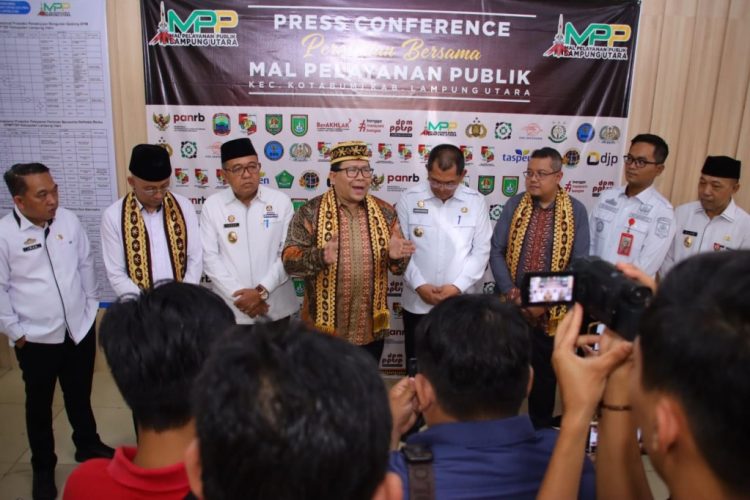 Pj. Bupati Lampung Utara Sambut Kunjungan Ombudsman RI dan Bappenas di Kotabumi