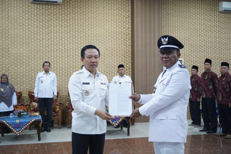 Pj Bupati Pringsewu Lantik Pj Kapekon Bumirejo