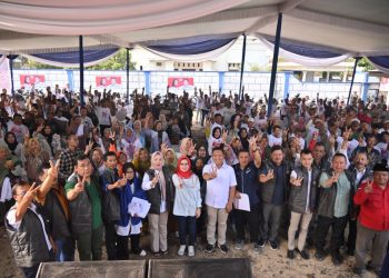 Koalisi Untuk Rakyat Targetkan 75 Persen Suara Nanda-Anton di Tegineneng