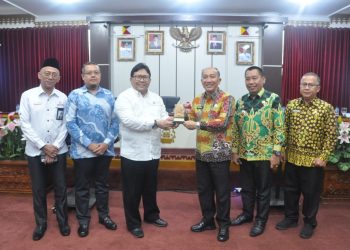 Pj. Bupati Tanggamus Terima Kunjungan Kerja dan Koordinasi Pimpinan Ombudsman RI