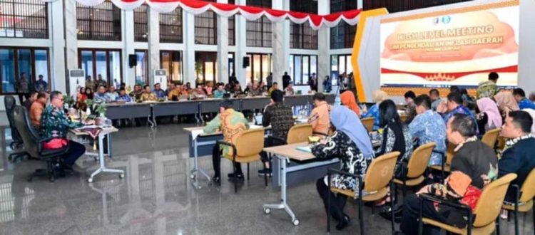 Plt. Bupati Lampung Selatan Hadiri Rapat Tingkat Tinggi Pengendalian Inflasi