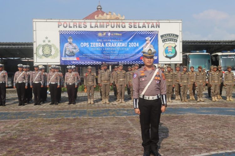 Polres Lampung Selatan Gelar Operasi Zebra Krakatau 2024 untuk Pastikan Keamanan Pelantikan Presiden dan Wakil Presiden