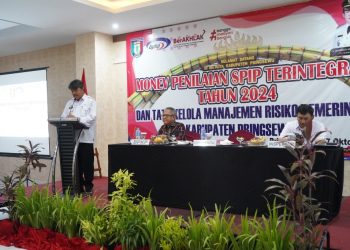 Pemkab Pringsewu Gelar Monev Penilaian SPIP Terintegrasi 2024