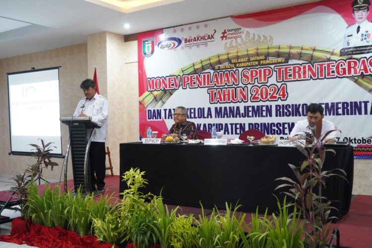Pemkab Pringsewu Gelar Monev Penilaian SPIP Terintegrasi 2024