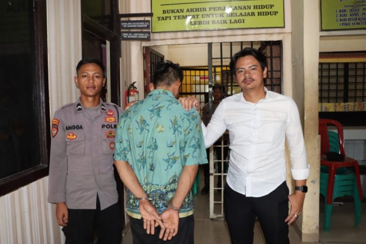 Satresnarkoba Polres Tanggamus Tangkap Tersangka Narkotika di Kota Agung Barat