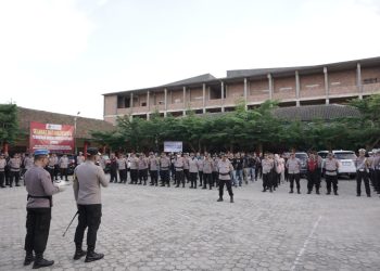 Polres Lampung Utara Amankan Debat Publik Pertama Calon Bupati dan Wakil Bupati