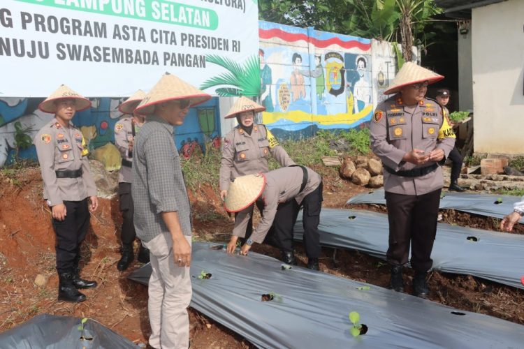 Polres Lampung Selatan Luncurkan Program “Bhatani” untuk Dukung Ketahanan Pangan Nasional