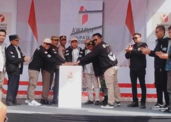 Bawaslu Pringsewu Gelar Apel Pengawasan Masa Tenang Pilkada 2024