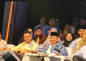 Masyarakat Padati Kampanye Akbar Sholawat Moh. Saleh-Agus di Ngarip Ulubelu