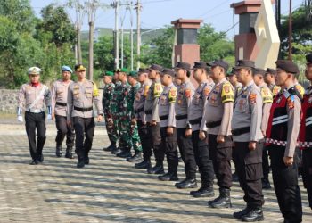 Ratusan Personel Gabungan Diterjunkan untuk Amankan Debat Cabup-Cawabup Pringsewu