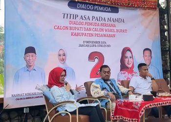 Cabup Nanda Indira Prioritaskan Peran Pemuda untuk Pembangunan Merata di Pesawaran