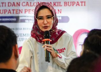 Cabup Nanda Ajak Warga Pesawaran Jaga Kamtibmas Saat Pilkada