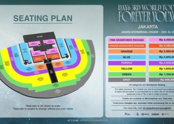 DAY6 Kembali Gelar Konser di Jakarta Mei 2025, Tiket Mulai Rp850 Ribu