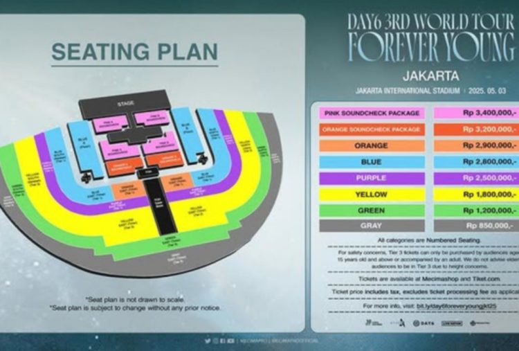 DAY6 Kembali Gelar Konser di Jakarta Mei 2025, Tiket Mulai Rp850 Ribu