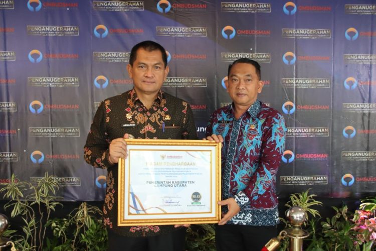 Lampung Utara Raih Predikat Zona Hijau dalam Pelayanan Publik 2024