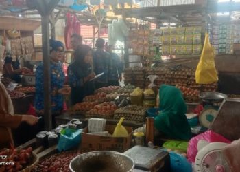 Tim Pengendali Inflasi Daerah Tanggamus Lakukan Sidak Pasar Jelang Nataru