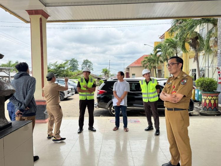 Kejaksaan Negeri Lampung Utara Tinjau Proyek Rehabilitasi Rumah Sakit Mayjend HM Ryacudu