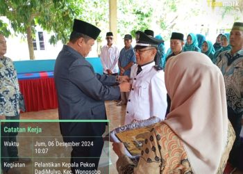 Pelantikan, Pj. Kepala Pekon Dadi Mulyo, Agus Salim: Amanah Baru, Harapan Baru