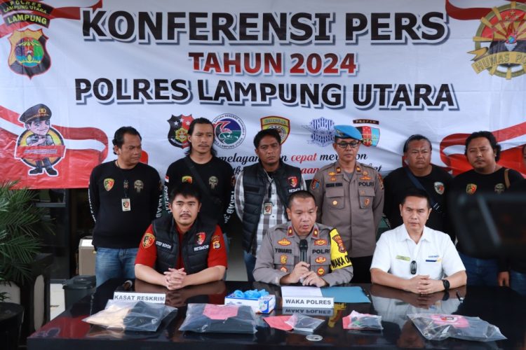 Polres Lampung Utara Gerak Cepat, Pelaku Pembakaran Gudang ATK Kantor Pajak Kotabumi Ditangkap