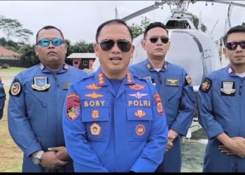 Ditpolairud Polda Lampung Lakukan Patroli Udara untuk Pantau Aktivitas Wisata