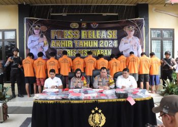 Polres Pesawaran Catat Kenaikan Pengungkapan Kasus 23,16% pada 2024