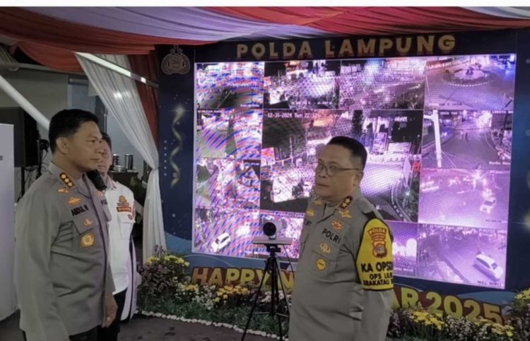 Kapolda Lampung Pastikan Perayaan Tahun Baru 2025 Aman dan Kondusif