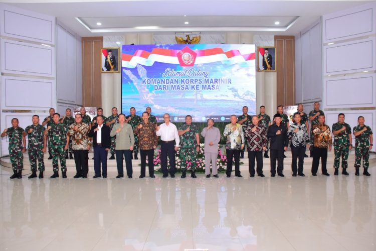 Danbrigif 4 Mar/BS Hadiri Silaturahmi Dankormar dari Masa ke Masa 2024  