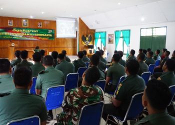 Kodim 0422/Lampung Barat Peringati HUT Ke-79 Kodam II/Sriwijaya