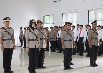 Tiga Perwira Polres Pesawaran Resmi Dirotasi, Berikut Daftarnya
