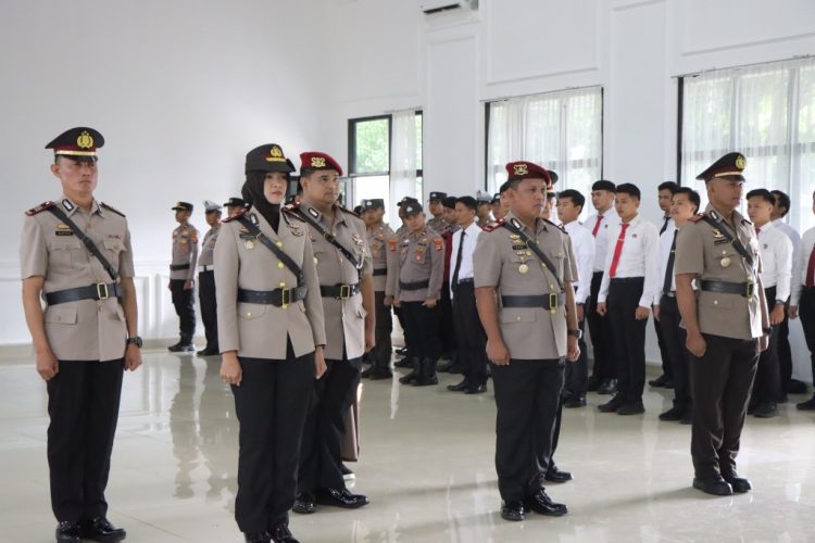 Tiga Perwira Polres Pesawaran Resmi Dirotasi, Berikut Daftarnya
