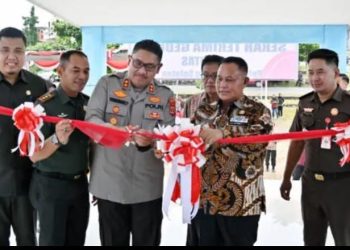 Bupati Nanang Ermanto Resmikan Tiga Gedung Baru di Polres Lampung Selatan