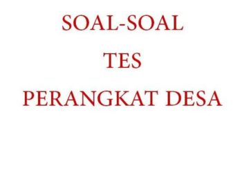 Latihan Soal Tes Pendamping Desa Lengkap dengan Jawaban