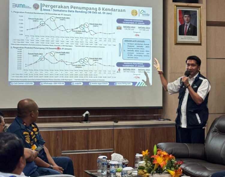 Monitoring Posko Nataru di Pelabuhan Bakauheni: Wamenhub Suntana Pastikan Arus Penyeberangan Jawa-Sumatera Aman dan Lancar