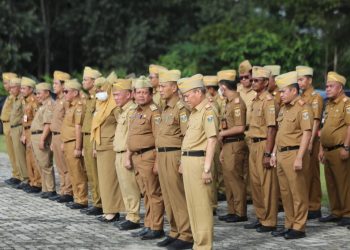 Wakil Bupati Lamteng Pimpin Apel Perdana 2025, Fokus Evaluasi dan Pembenahan Pemerintahan