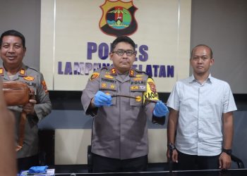 Polres Lampung Selatan Amankan Provokator Bersenjata Tajam saat Eksekusi Lahan PTPN 7