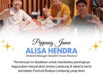Silaturahmi Forum Muda Lampung dan Alisa Hendra Bahas Festival Budaya Lampung
