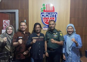 Kodim 0421/Lampung Selatan Adakan Talk Show di Radio DBFM Bahas Rekrutmen Prajurit TNI-AD