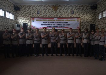 Empat Jabatan Strategis di Polres Lampung Selatan Berganti dalam Sertijab yang Dipimpin Kapolres