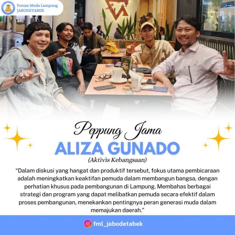 FML Kolaborasi dengan Aliza Gunado untuk Perkuat Peran Pemuda dalam Pembangunan Bangsa