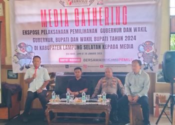Bawaslu Lampung Selatan Gelar Media Gathering Bahas Pelaksanaan Pilkada 2024