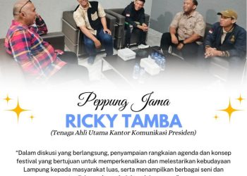 Festival Budaya Lampung Akan Digelar di Jakarta, Ini Pesan Tenaga Ahli Presiden