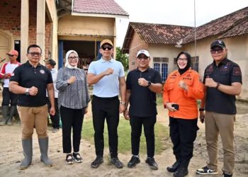 Bantuan Pangan Disalurkan kepada Korban Bencana Hidrometeorologi di Lampung Selatan