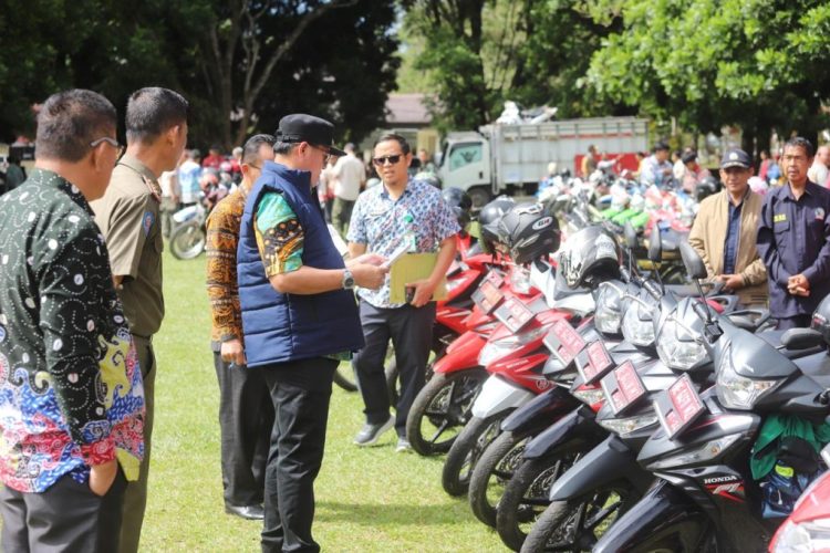 Pemkab Lampung Barat Gelar Pengecekan Berkala Kendaraan Dinas