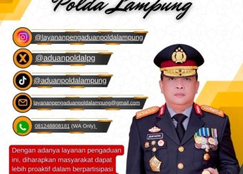 Polda Lampung Luncurkan Layanan Pengaduan Digital 24 Jam untuk Masyarakat