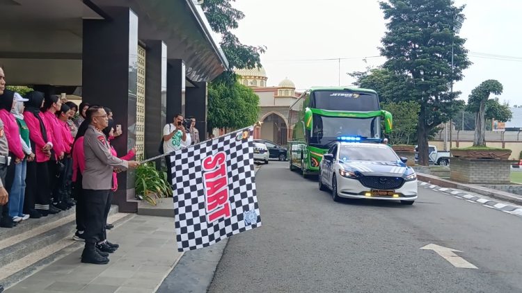 Kapolda Lampung Lepas Peserta Tour of Kemala 2025, Dukung Prestasi di Ajang Balap Sepeda