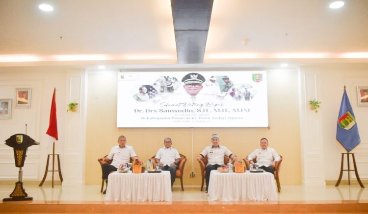 Bupati Dendi Ramadhona Terima Kunjungan Pj Gubernur Lampung, Perkuat Sinergi Pembangunan