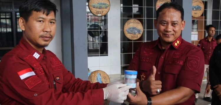 Antisipasi Narkoba, Rutan Kotabumi Gelar Tes Urine Mendadak untuk Pegawai dan Narapidana