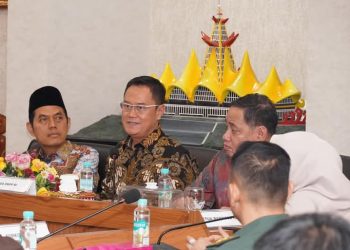 Pj. Gubernur Lampung Terima Kunjungan Komisi II DPR RI, Evaluasi Pilkada Serentak 2024