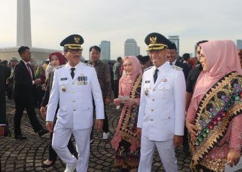 Presiden Prabowo Lantik Hamartoni Ahadis dan Romli sebagai Bupati dan Wakil Bupati Lampung Utara 2025-2030